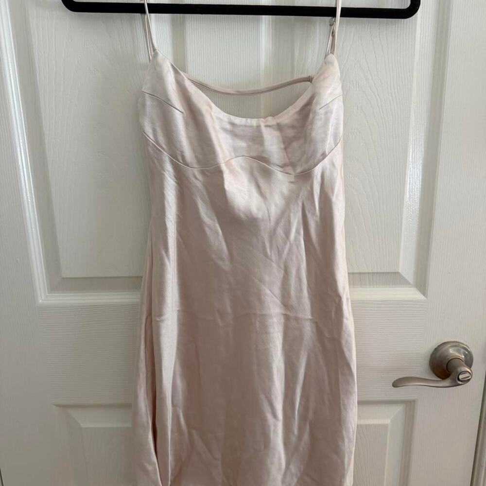 Princess polly champagne mini dress